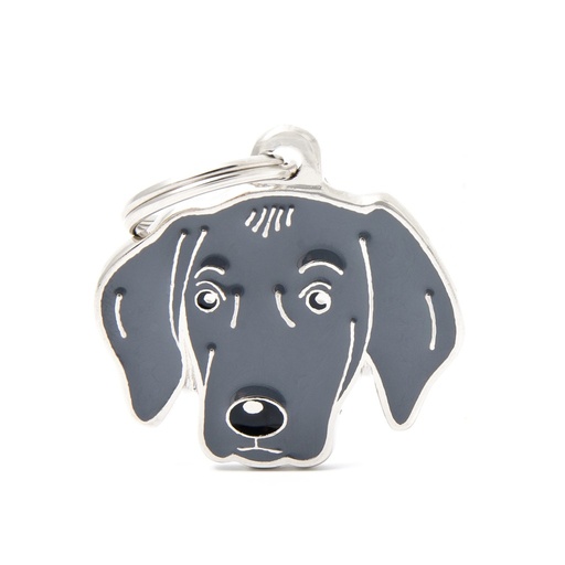 [8055960250943] My Family Friends ID Tag - Weimaraner