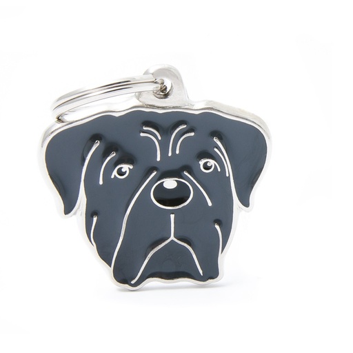 [8055960250790] My Family Friends ID Tag - Grey Corso