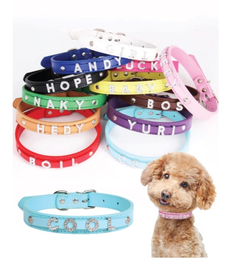 Pets.Love.Earth Slide Letter Collar