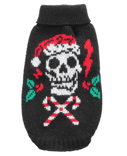 Pets.Love.Earth Christmas Skull Sweater