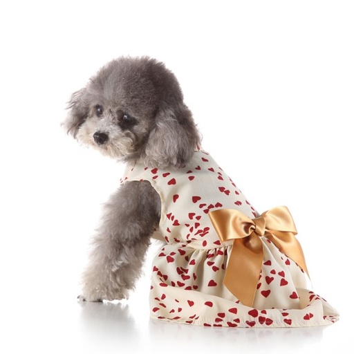 Pets.Love.Earth Cocktail Dress With Golden Bow