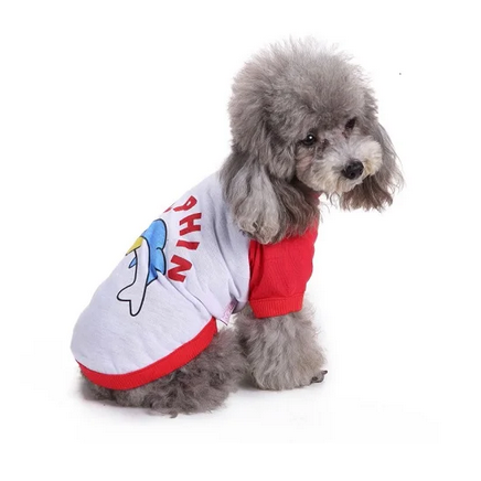 Pets.Love.Earth Dolphin Vest Red