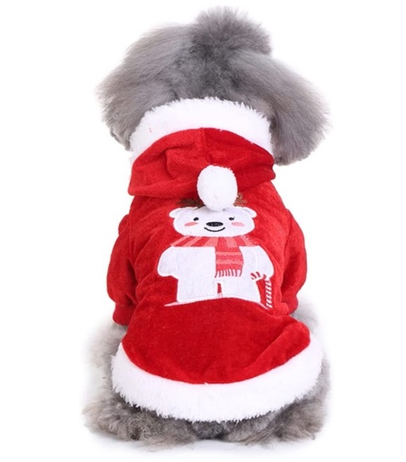 Pets.Love.Earth Embroidered Christmas Bear