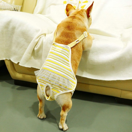 Pets.Love.Earth Physiological Pants Dog Nappies Yellow
