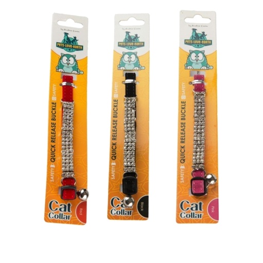 Pets.Love.Earth QR Crystal Cat Collar