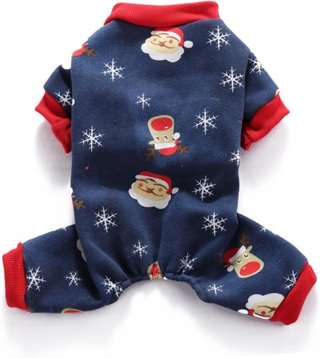 Pets.Love.Earth Santa Snowflake Four-legged Shirt