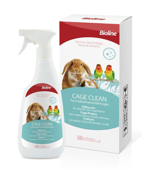 [6970117120240] Bioline Cage Cleaning Spray for Small Animals &amp; Birds 500ML
