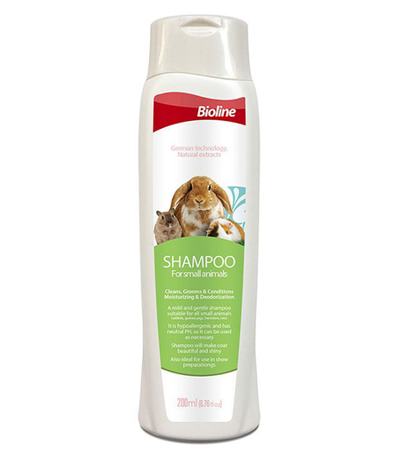 [6970117123807] Bioline Shampoo for Small Animals 200ml