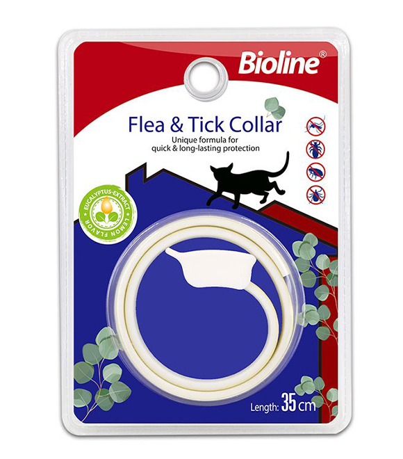Bioline Eucalyptus Extract Flea Tick Collar For Cats 35CM Pet
