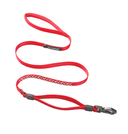 Dogness Reflective Leash Red