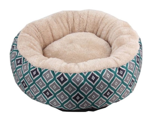 Pawise Round Dog Bed Green
