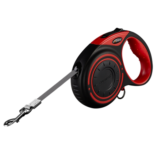 Dogness Smart Retractable Leash Red