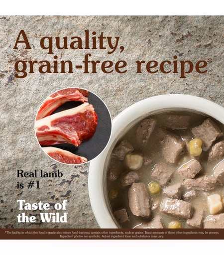 Taste of the Wild Sierra Mountain Canine with Lamb in Gravy