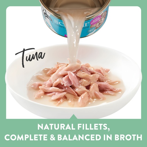 Schesir Cat Can Tuna in Broth 85g