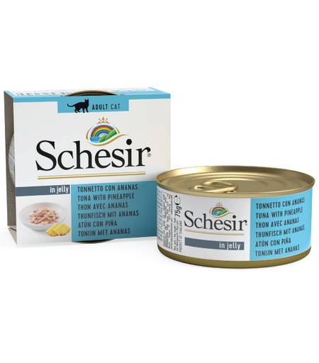 Schesir Can for Cat Tuna with Pineapple 75g