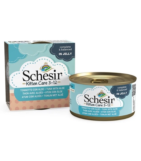 Schesir Can Kitten Care (3-12 Months) Tuna with Aloe 85g