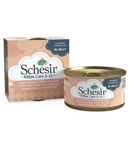 Schesir Can Kitten Care (3-12 Months) Chicken with Aloe 85g