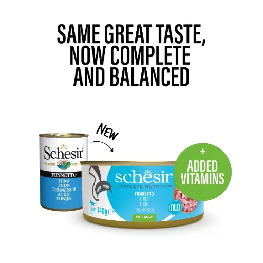 Schesir Cat Can Tuna in Jelly 140g