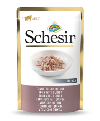 Schesir Pouch Tuna with Quinoa in Jelly For Adult Cat 85g