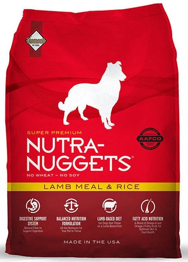 [074198138159] Nutra Nuggets Lamb Meals And Rice For Dog 15kg