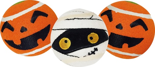 [8023222266582] Croci Fright Halloween Tennis Ball 3pk