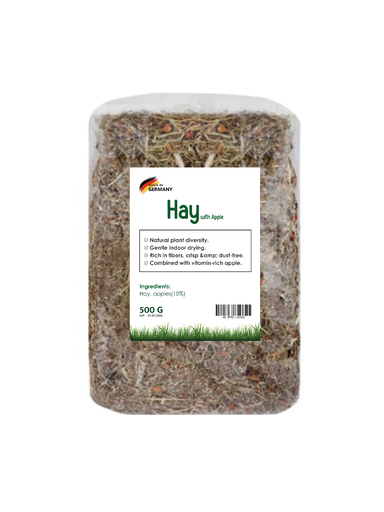 [4018761140100] Fresh Grass Hay with Apple 500g