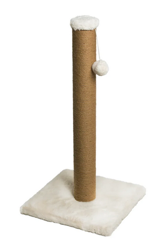 Scratch it Premium Cat Scratcher Post Long Hair Plush 39X39X80cm