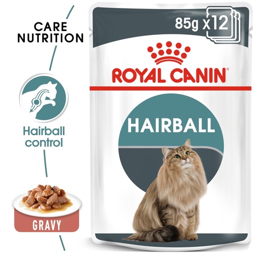 [9003579000410] Royal Canin Pouch Hairball Care Gravy Formula For Adult Cat 85g