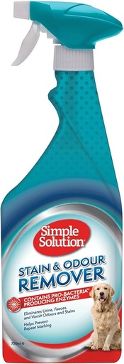 [010279904220] Simple Solution Stain & Odour Remover Dog Spray 750Ml