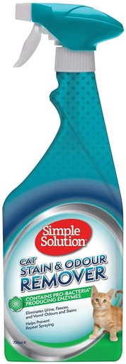 [010279904329] Simple Solution Stain & Odour Remover Cat Spray 750Ml