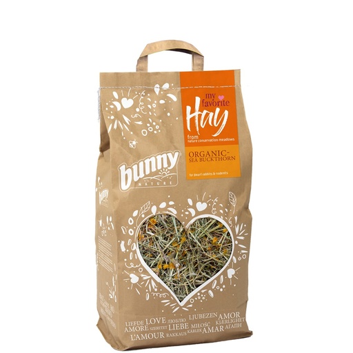 [4018761142521] Bunny My Favorite Organic Sea Buckthorn For Dwarf Rabbits and Rodents 100g