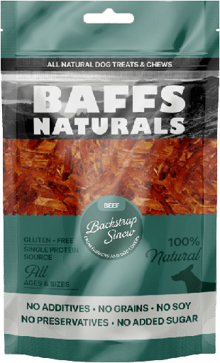 [8683229861281] Baffs Naturals Beef Sinew 100+g