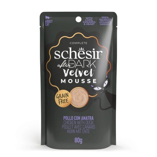 Schesir After Dark Pouch Velvet Mousse Chicken with Duck 80g