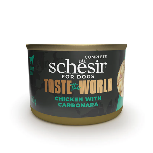 Schesir Taste the World Dog Can – Chicken with Carbonara in Broth 150g