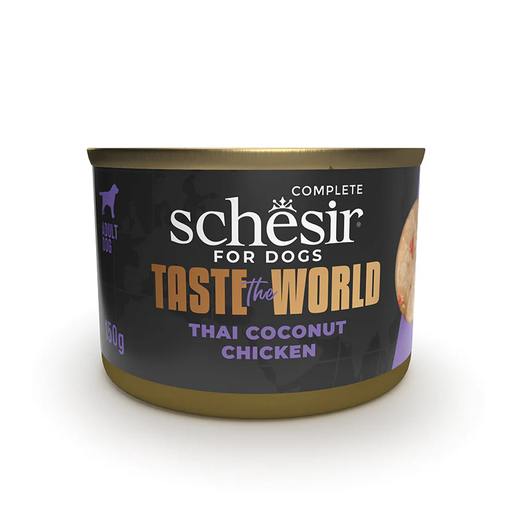 Schesir Taste The World Can For Dog Thai Coconut Chicken 150g