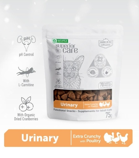[4771317477149] Nature's Protection supplemental snacks to support urinary with poultry for adult cat 75g