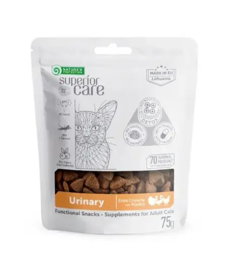 [4771317477149] Nature's Protection supplemental snacks to support urinary with poultry for adult cat 75g