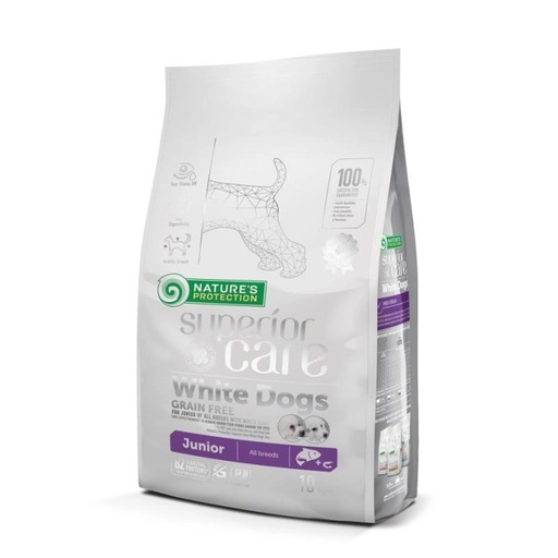 [4771317456717] Nature's Protection Superior Care White Dogs of Junior All Breed with White Coat 1.5 kg