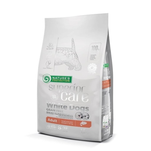 Nature's Protection Superior Care White Dogs Adult Small and Mini Breeds Salmon