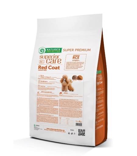 Nature’s Protection Superior Care Adult Small Breed Red Coat Salmon Dry Food