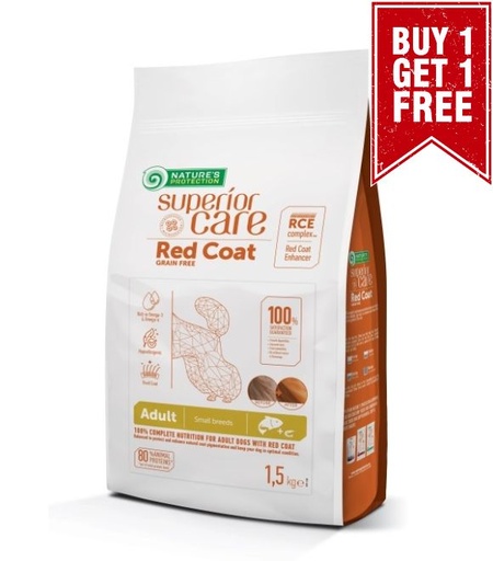 Nature's Protection Superior Care Red Coat Adult Small Breed