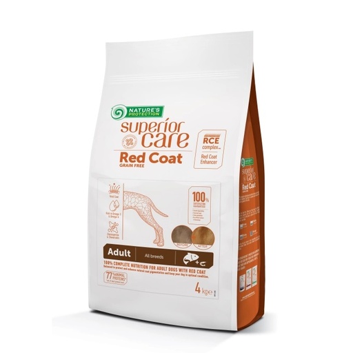Nature's Protection Superior Care Red Coat Salmon Adult Dog All Breed