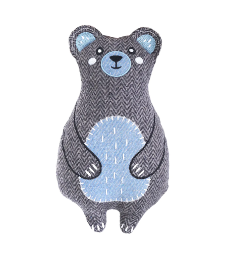 [810032684358] Zippy Paws Cotton Cuddler Bear Dog Toy