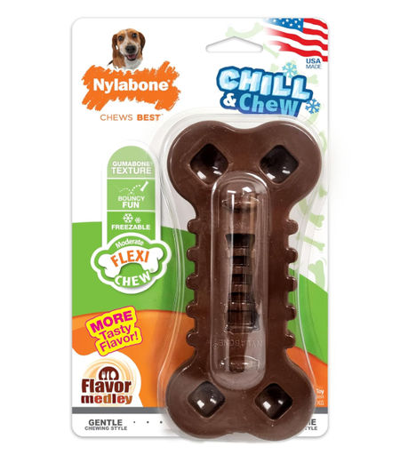 [018214855729] Nylabone Freezer Bone Wolf Chew Dog Toy