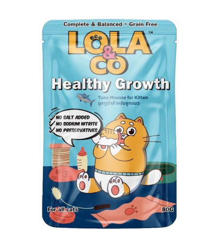 LOLA &amp; CO Tuna  Mousse For Kitten Pouch 80g