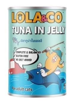 LOLA &amp; CO Tuna in Jelly Cat Can 400g