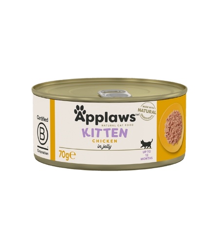[5060122490009] Applaws Can Chicken in Jelly For Kitten 70g