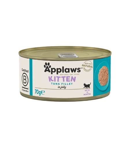 [5060333435240] PZ-Applaws Can Tuna Fillet in Jelly For Kitten 70g