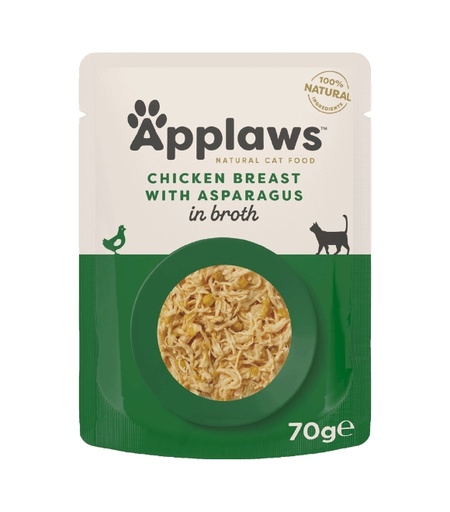[5060122491969] Applaws Pouch Chicken Breast with Asparagus in Broth 70g