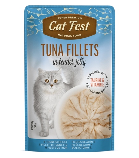 Cat Fest Tuna Fillet Tender Jelly Pouch 70g